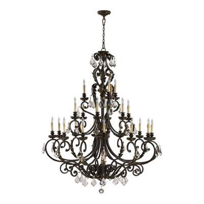 Ancram 21 - Light Tiered Chandelier