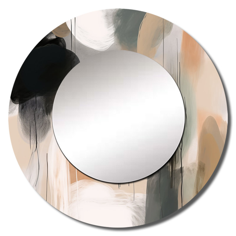 Sinne, peinture de formes abstraites III, 23 po x 23 po