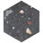 Sonar Hex 9" x 10" Porcelain Stone Look Wall & Floor Tile-52133573