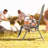 Okelly Outdoor Metal Chaise Lounge