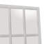 Miroir mural en bois blanc