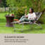 176cm Long Reclining Single Chaise with Cushions-42115047