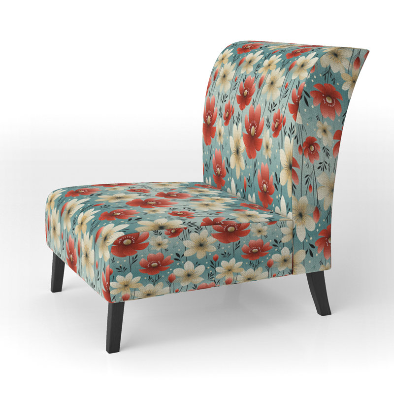 Fauteuil de chambre Red Coastal Harmony