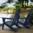 Plastic Folding Adirondack Chair with Adjustable Backrest-1013810292