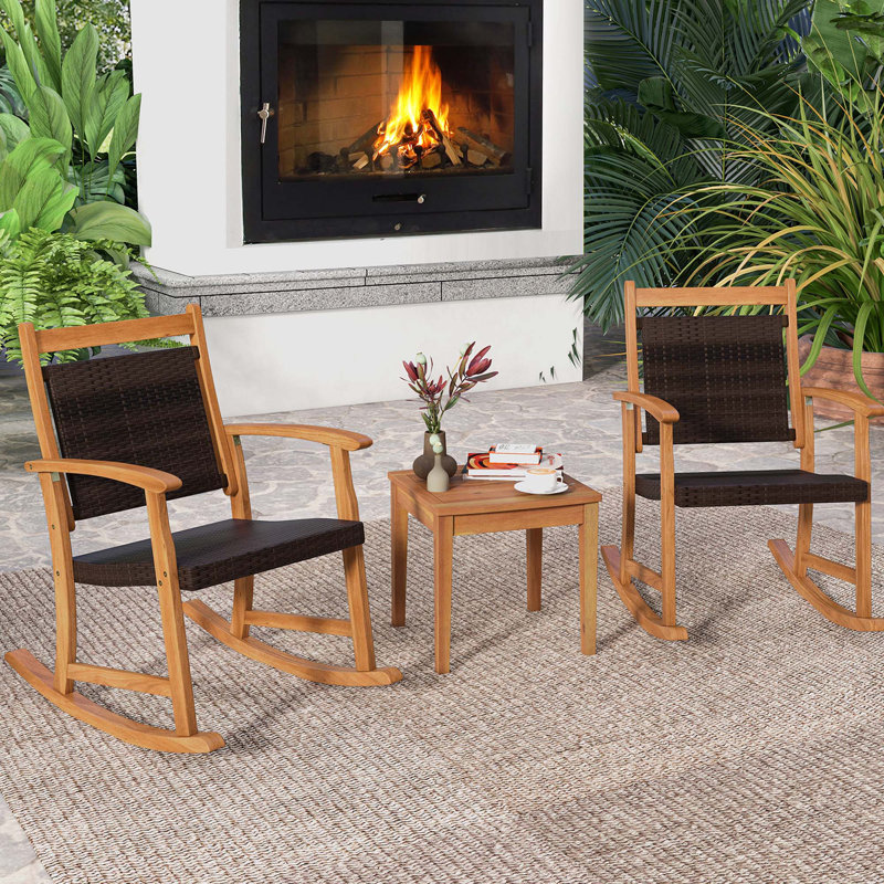 Ensemble de conversation pour 2 personnes Alora Wicker