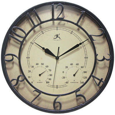 Indoor/Outdoor 3D Wall Clock