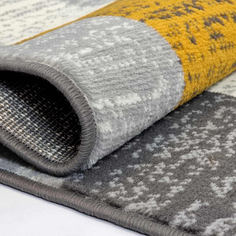 Bandar Rectangle Geometric Area Rug, Rectangle 120 x 170cm
