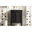 Meuble-lavabo simple, 24 po, planches, lavabo rectangulaire à finition élégante, construction-425453085