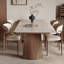 Table de salle à manger rectangulaire moderne en bois massif de 62,99 po-129943403
