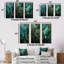 Spiritual Stone Malachite Renewal - Ensemble d'art mural sur toile Geode-16845939-16845937