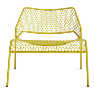 Hot Mesh Steel Armless Outdoor Lounge Chair