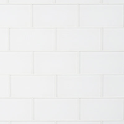 Carrelage mural de style brique de verre Contempo 3 "x 6"
