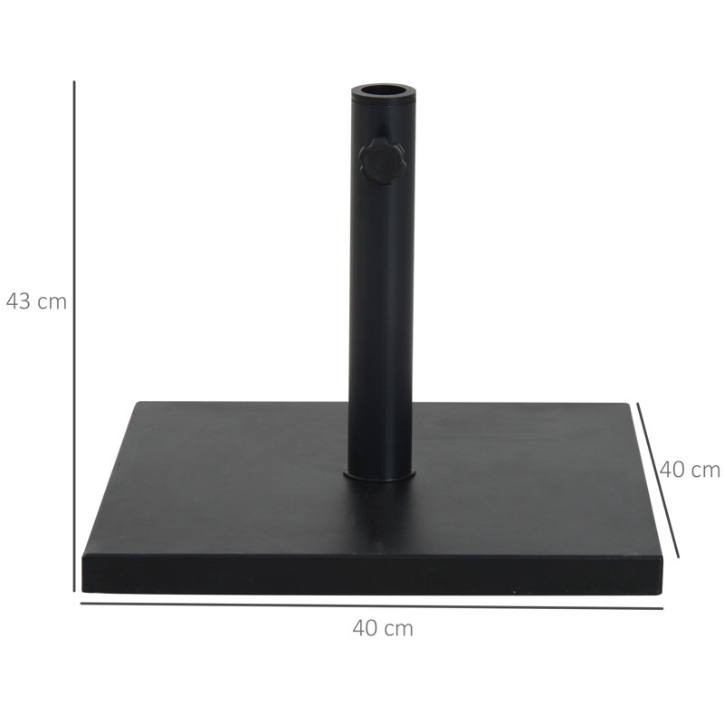 11kg Iron Free Standing Umbrella Base
