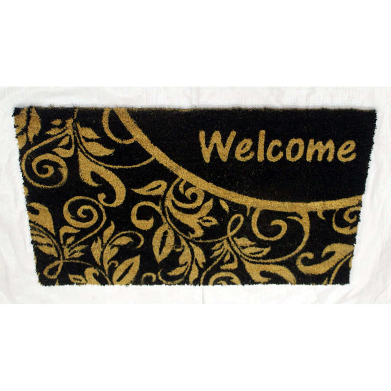 Tapis d'entrée / d'extérieur antidérapant 30 po x 18 po Giovonie
