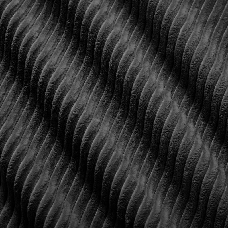 Repose-pieds rectangulaire pour l'intérieur, Noir
