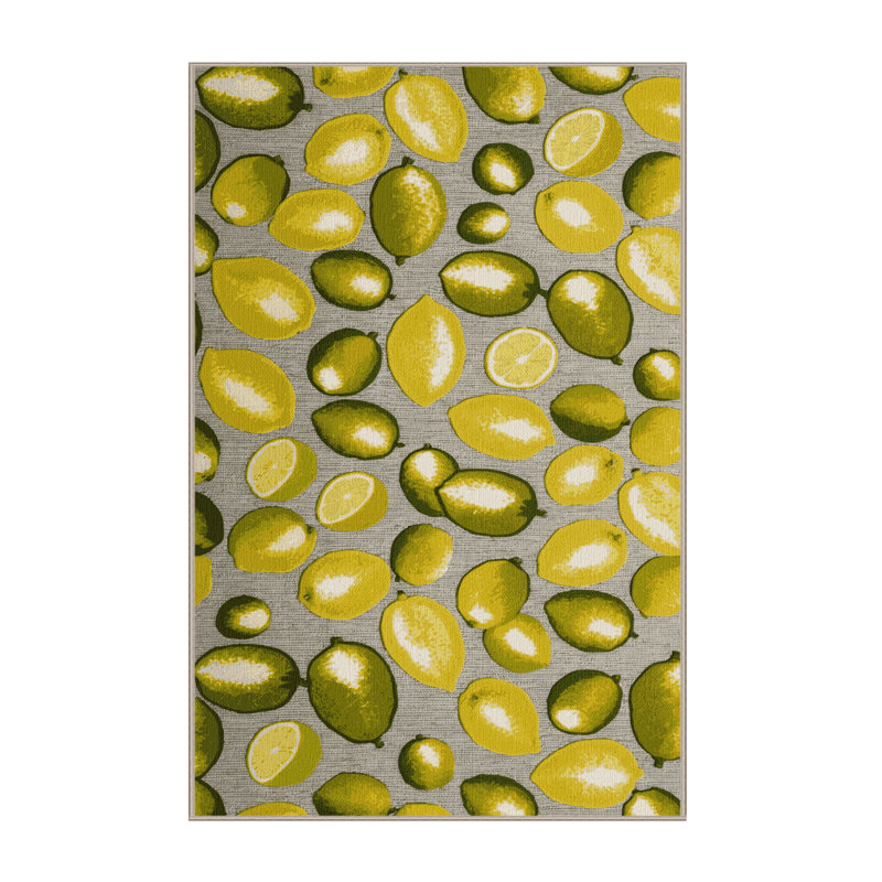  Tapis lavable Limequat, Rectangulaire 7 pi x 10 pi