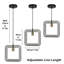 1 - Light Matte Black Cylinder Pendant