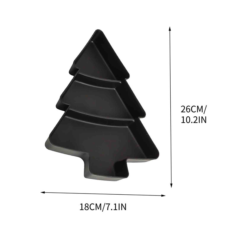 Barre de fruits divisée en plastique, Black