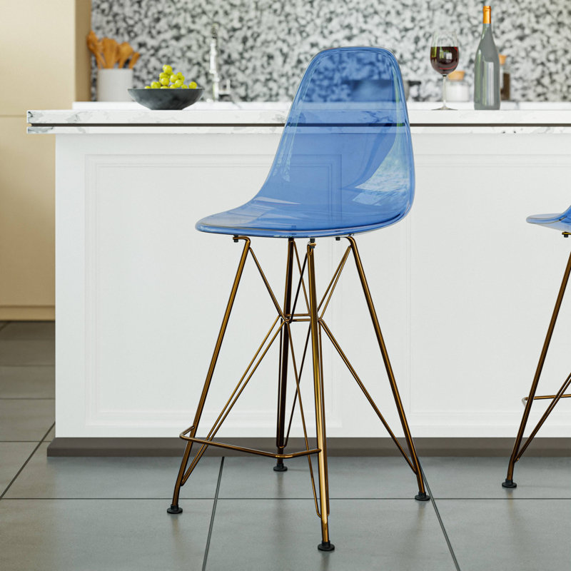 Tabouret de bar 29,5 po Bagimont, Bleu