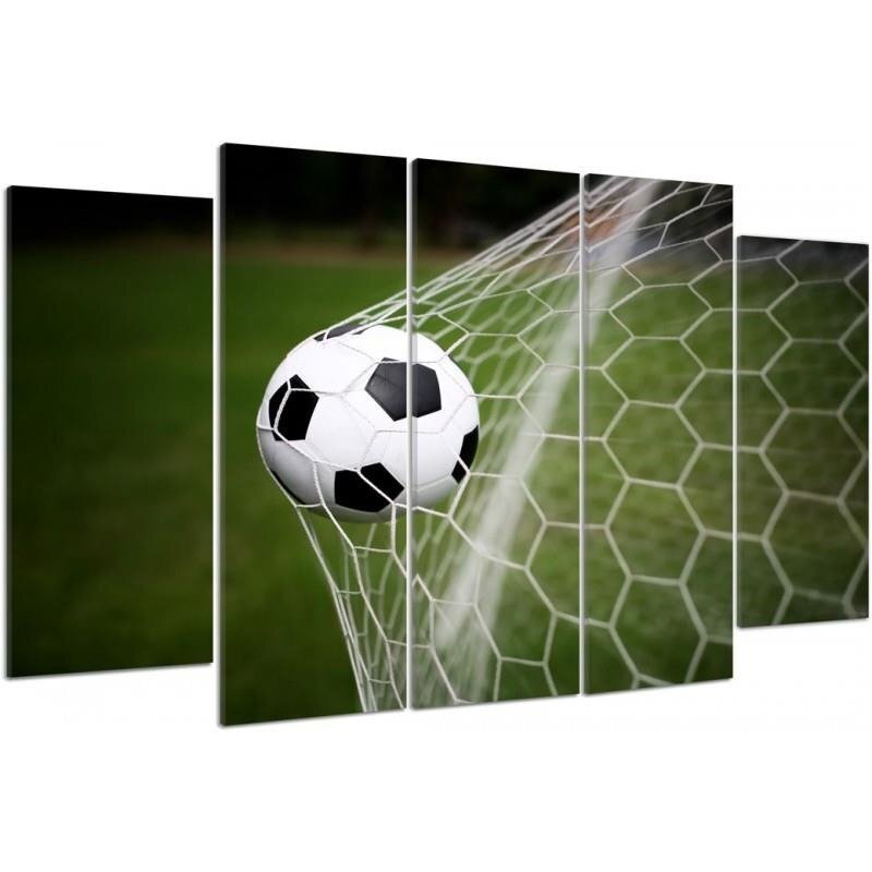 5-tlg. Fotodruck-Set Ball im Netz