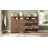 16 Pair Shoe Storage Cabinet with 2 Flip Drawers Open Cubby and Adjustable Shelves & Side Hooks Entryway-179919333