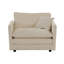 Fauteuil de lecture simple rembourré avec coussin décoratif Comfy