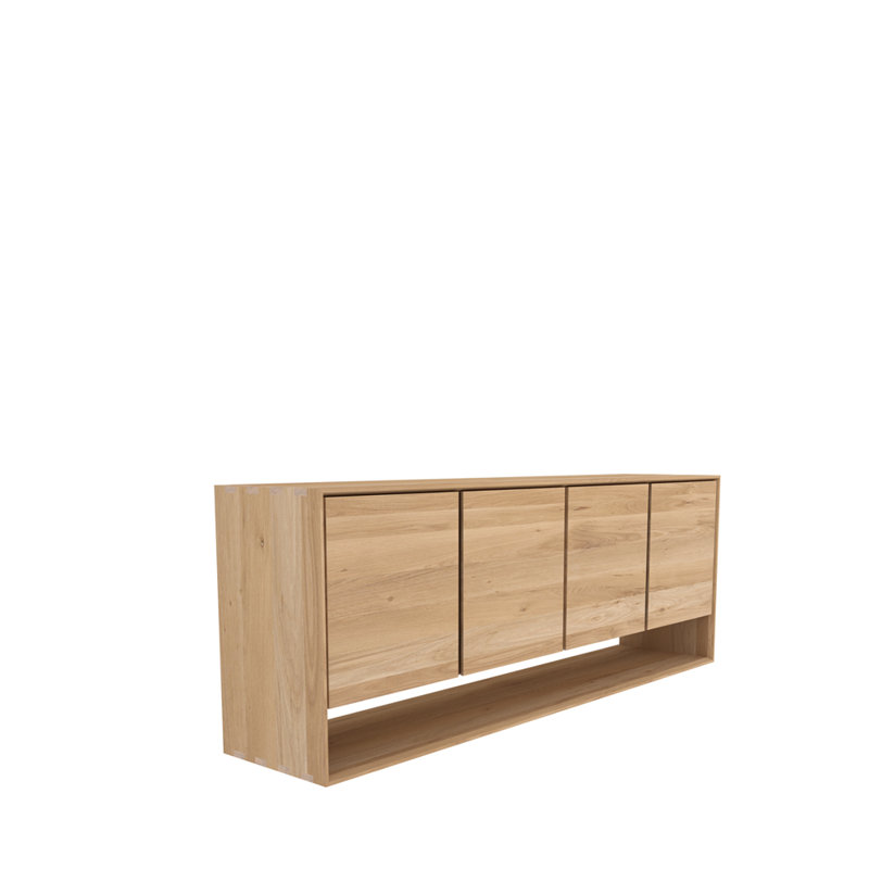 Nordic 82.7'' W Solid Wood Sideboard