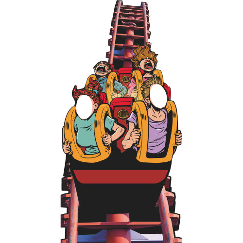 Support pour parc d'attractions SS11222 Roller Coaster Drop Ride Track