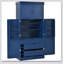 Spacieux garde-manger autoportant de 77 po de hauteur avec tablettes, tiroirs et supports à vin réglables pour un rangement efficace-1285268190