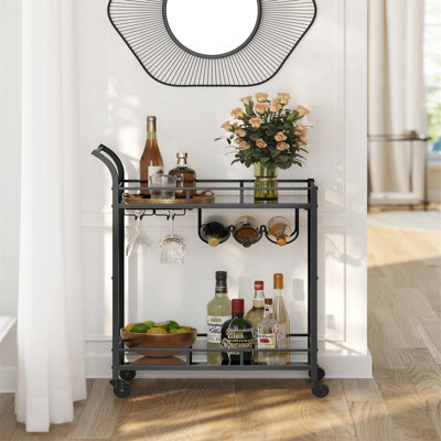 Ekamjeet Metal Bar Cart