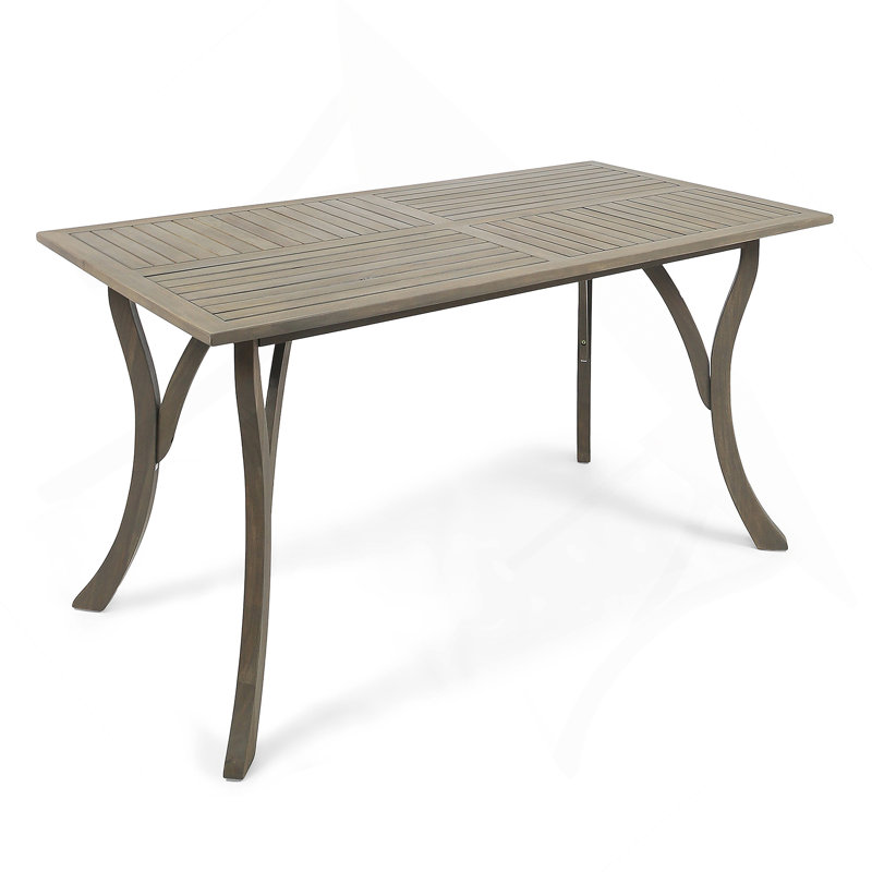 ECTANGULAR WOOD TABLE