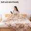Faux Rabbit Fur Blanket Machine Woven Throw Blanket-122585724-122585712
