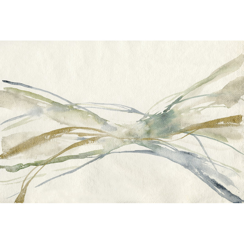 Waves II by Jennifer Goldberger - Wrapped Canvas Painting, 81cm H x 122cm W, Wrapped Canvas