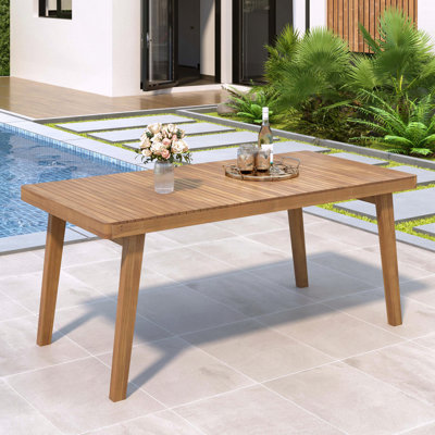 Outdoor Acacia Wood Outdoor Dining Table