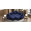 Canapé-lit escamotable en forme de L 82,6 po avec roulettes, ports USB, prises de courant pour le salon-538017210