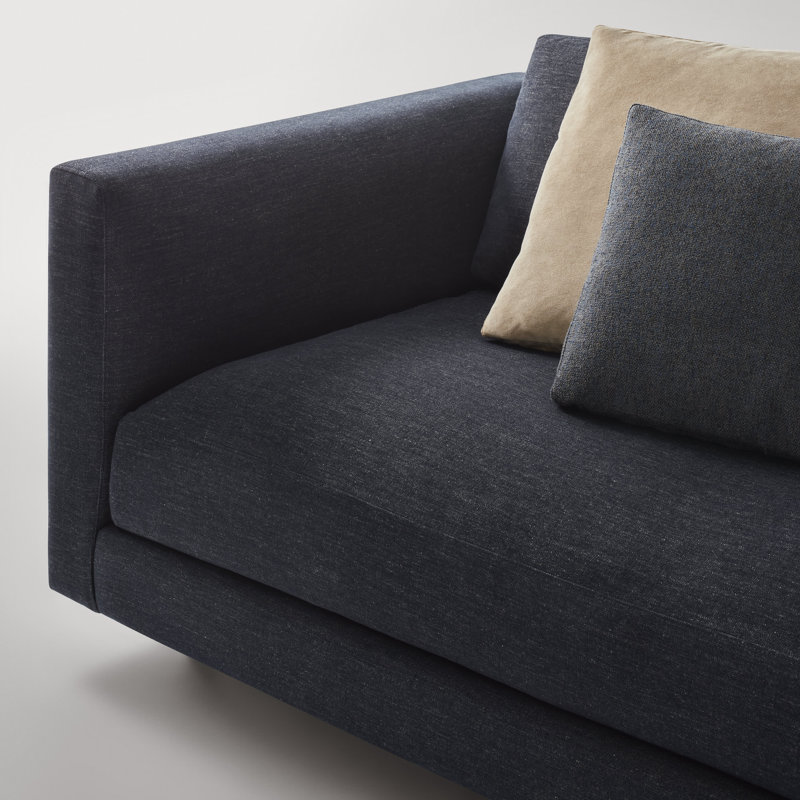 Hands Down Sofa, Tofte Navy Polyester Blend/Dark Gray