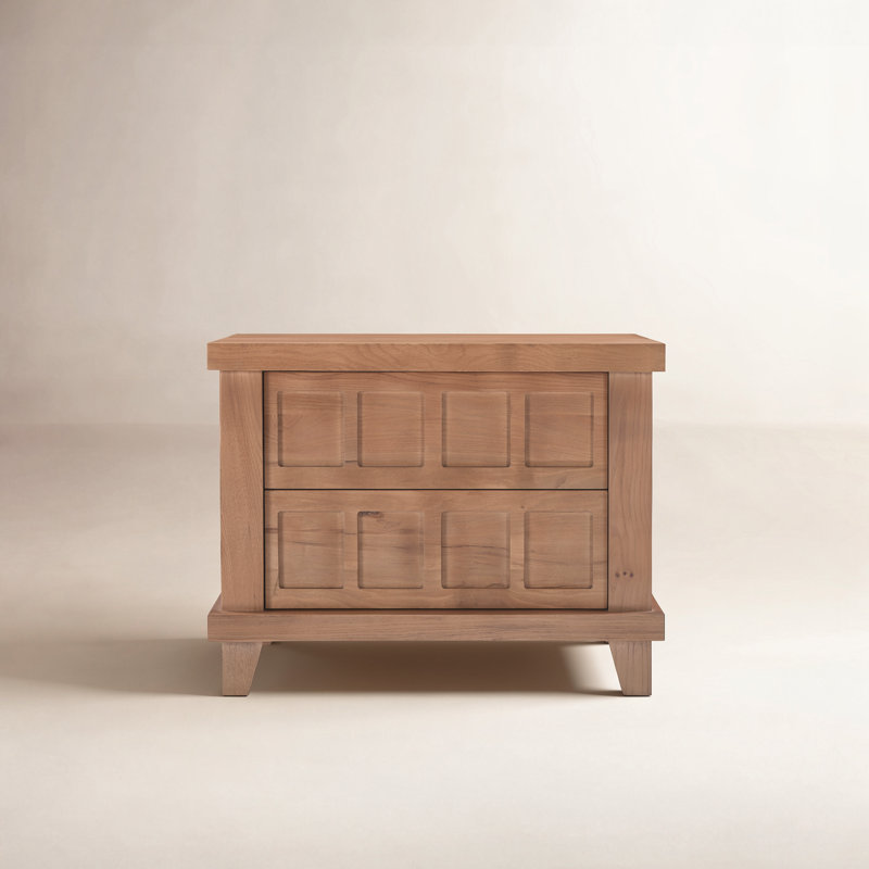 Enya Nightstand, Red
