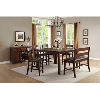 Abdulkadyr 78" W Extendable Dining Table