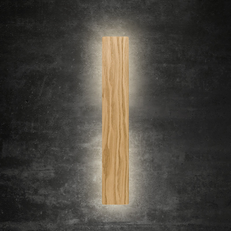 Geduhn 2-Light Dimmable Brown Corner Wall Light