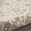 Tapis oriental en laine ivoire / bleu Crownover-560585795