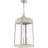 3 Light Outdoor Pendant Lantern with Clear Glass Shade-101230812-101230810