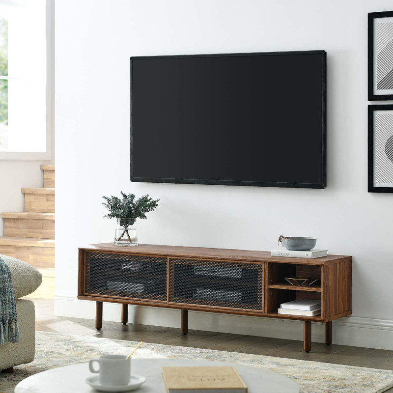 Meuble télé 60 "Kurtis par Modway, Noyer / Noir