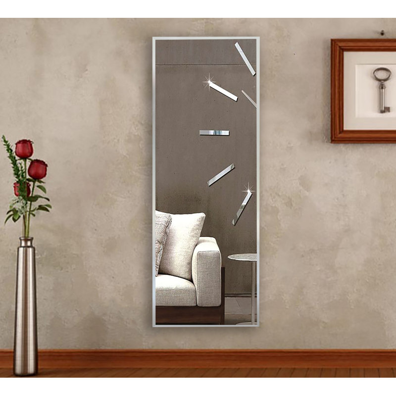 Derosier Metal Flat Wall Mirror, 60" H x 25" W