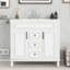 Meuble-lavabo moderne 36 po avec lavabo intégré-548133306