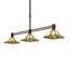 72" Long Nevada 3 Light Island Pendant