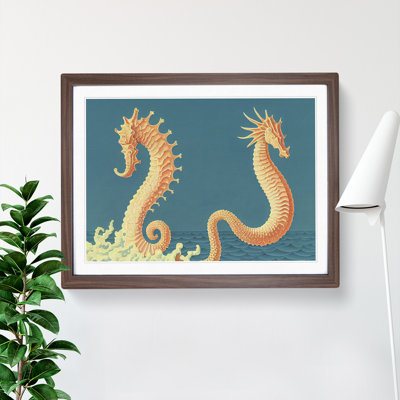 Two Seahorse - Single Picture Frame Print