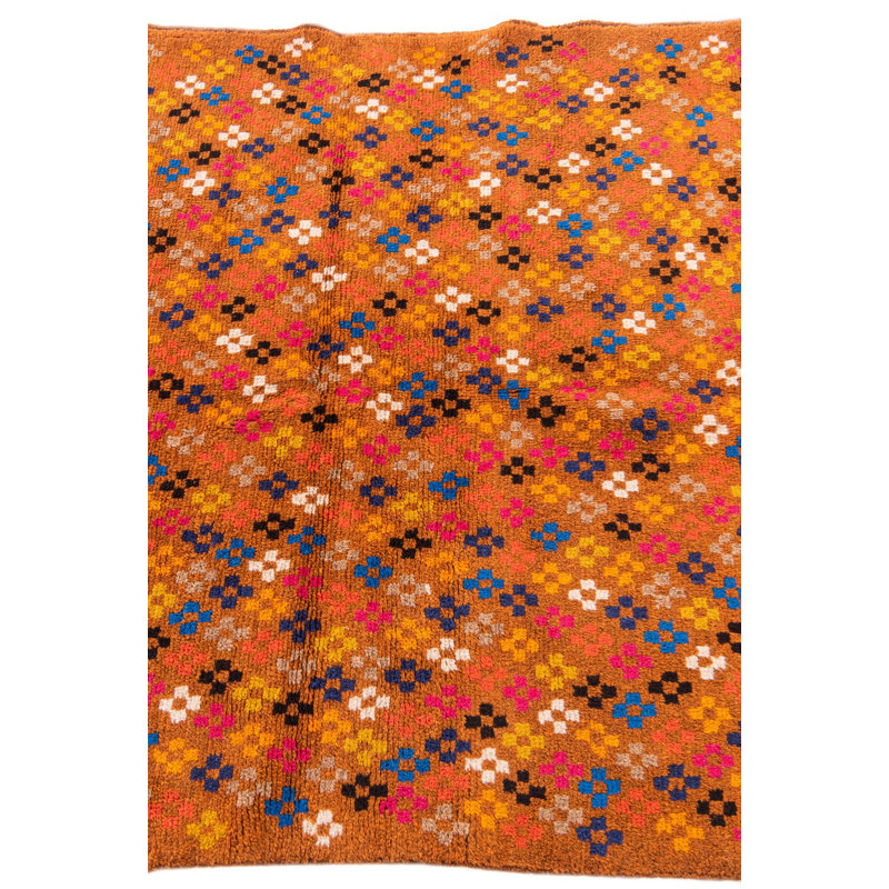 Tapis orange Oliveri