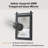 Rectangular Wood Framed Bathroom Vanity Mirror With Iron Brackets, 24x36 Inches-846963374