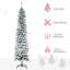 Grand arbre de Noël artificiel enneigé-1050813240