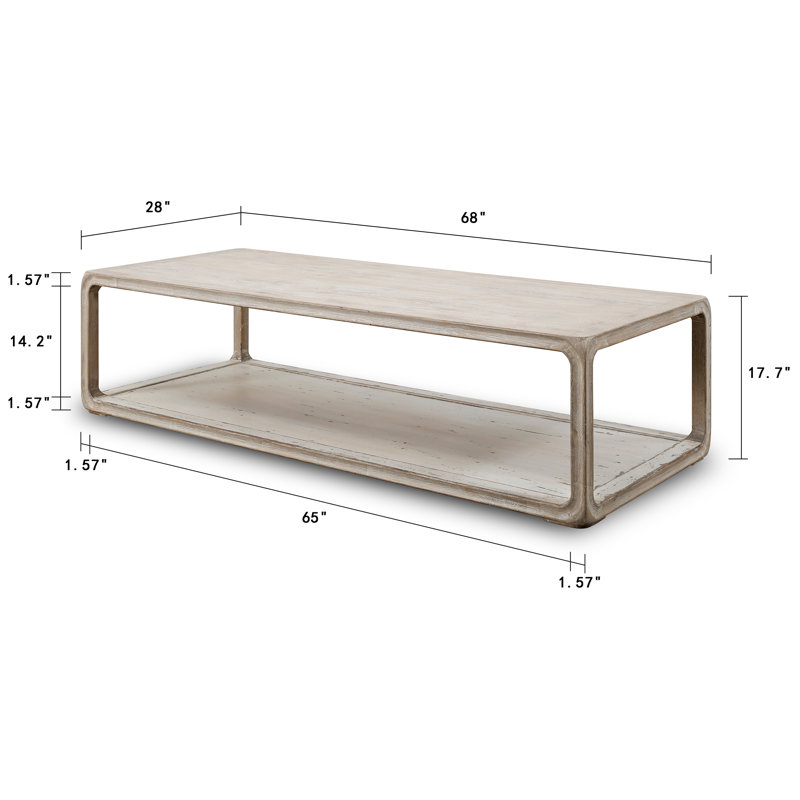 Peking Ming Solid Wood Coffee Table